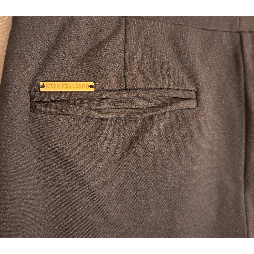 Michael Kors Stretchy Dress Pants Women's Size Medium Black - Picture 9 of 9